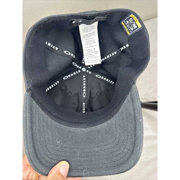 OAKLEY Performance Fit Camo Ellipse Logo Stretch Fit Golf Hat Cap S/M - Picture 5 of 6